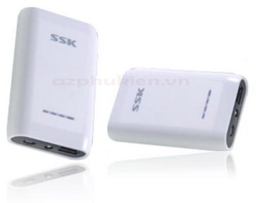 Pin sạc dự phòng ssk 4400/6600 mAh cho điện thoại