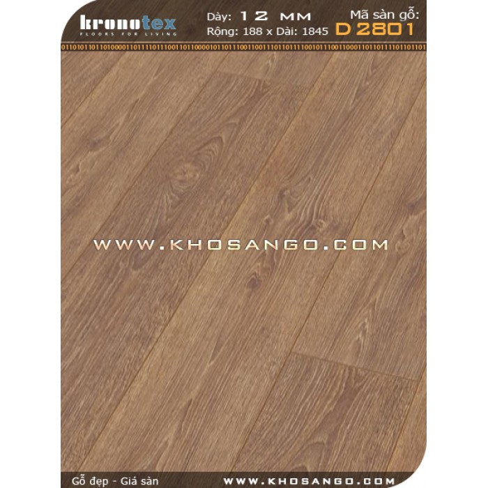 Sàn gỗ Kronotex D2801