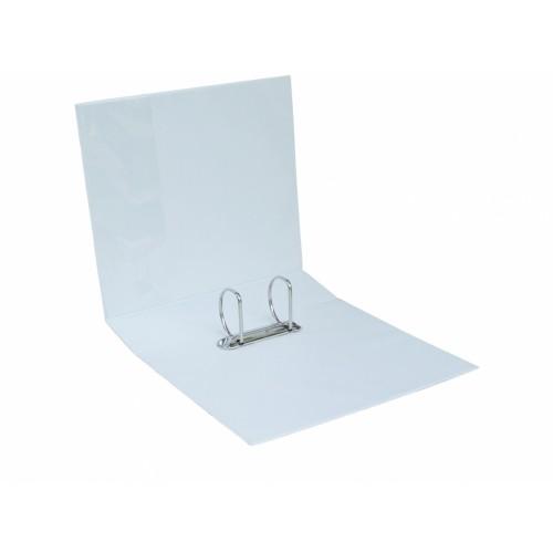 Bìa 2 còng 2.5cm trắng lồng kiếng