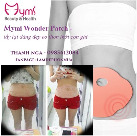 Miếng dán tan mỡ bụng Mymi Wonder Patch (Hàn Quốc) rẻ nhất 159k, khuyến mãi 440k/set​