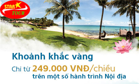 Khuyến mại khoảnh khắc vàng 17 giá chỉ từ 249.000đ của Vietnam Airlines