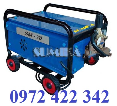 Máy phun rửa áp lực SUMIKA Model: SM – 70 ( sử dụng dây đai)