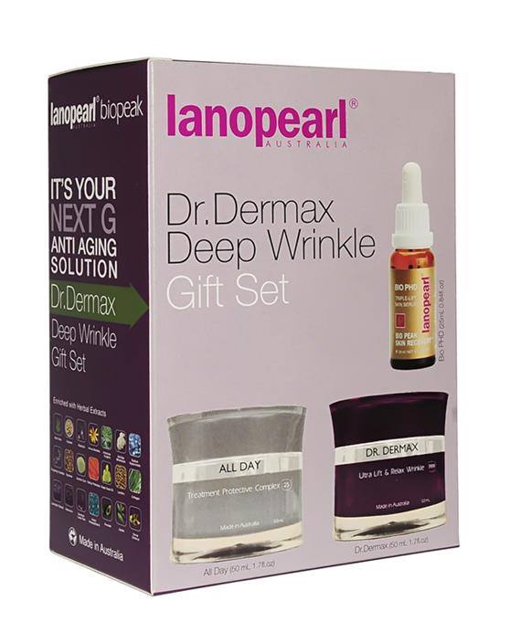 LANOPEARL DR DERMAX DEEP WRINKLE GIFT SET (Bộ sản phẩm ngăn ngừa, chống lão hóa chuyên sâu )