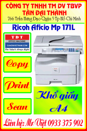 Máy photocopy Ricoh Aficio Mp 171L