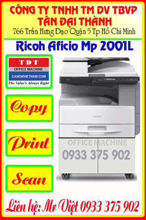 Máy Photocopy Ricoh Aficio MP 2001L