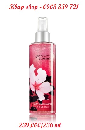 Nước xịt toàn thân ánh nhũ Bath & Body Works