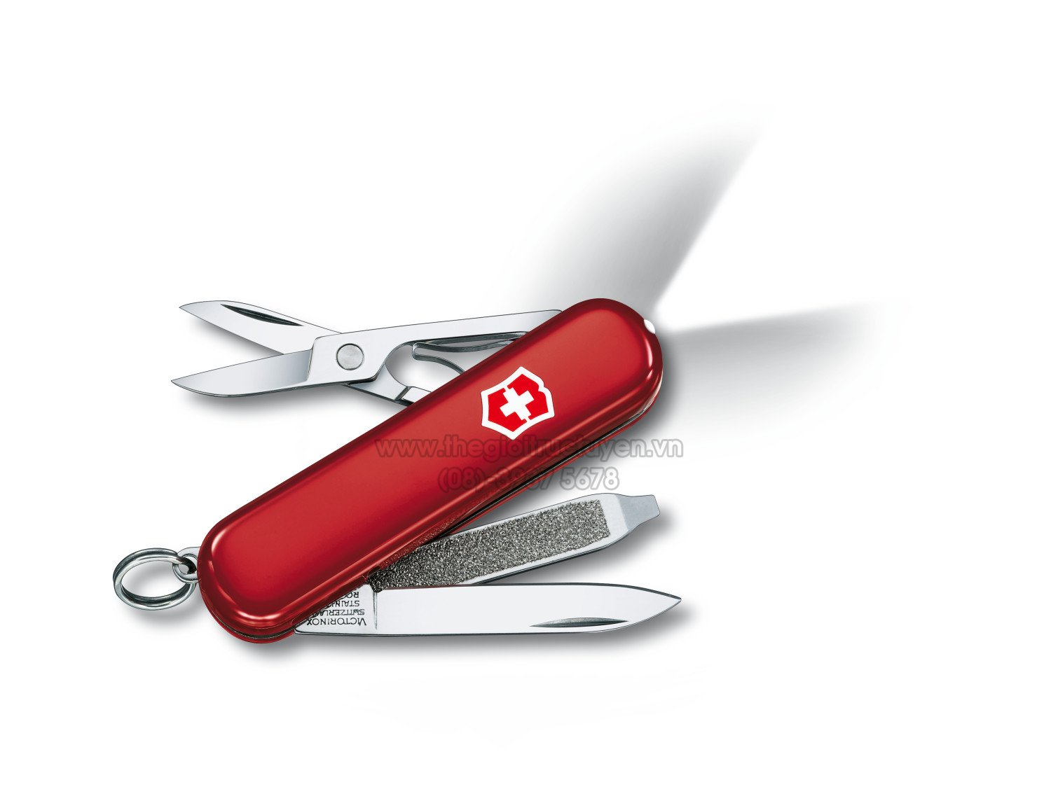 Dao đa năng Victorinox Swisslite đỏ