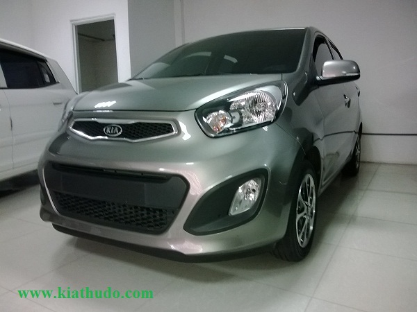 Kia Morning 2012 sô sàn màu xám, giao xe ngay