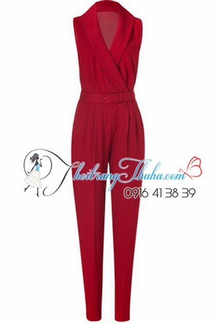 Jumpsuit Đồ Bay Đỏ Meley Cyrus