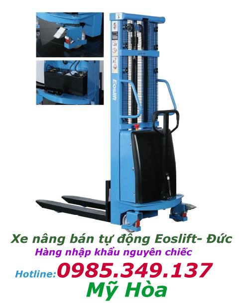 Xe nâng bán tự động 1tấn-2 tấn Eoslift  0985349137