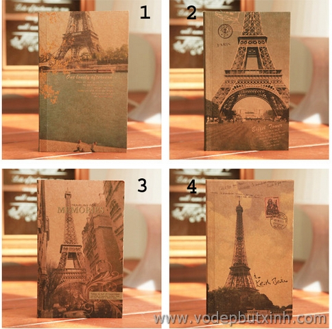 Sổ ghi chép phong cảnh giấy nâu S0302 290g