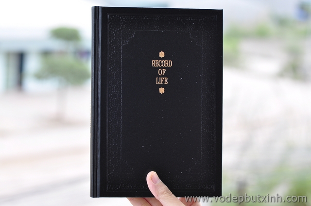 Sổ công việc bìa da RECORD OF LIFE S0306 550g