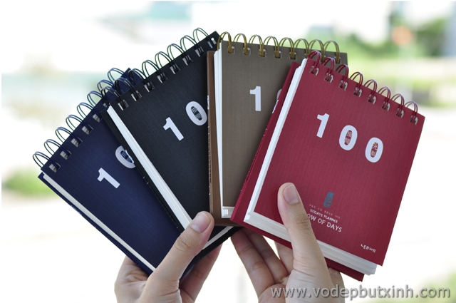 Sổ lịch kế hoạch để bàn Flow Of Days Lenwa S0370 200g