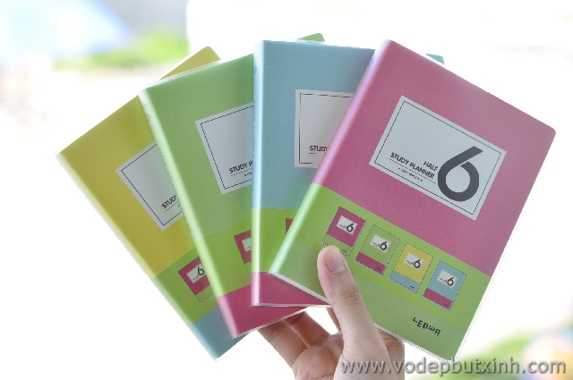 Sổ kế hoạch Half Study Planner S0372 220g.