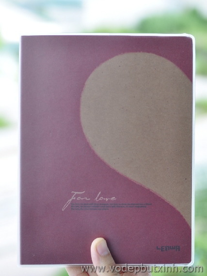 Sổ For Love giấy nâu A5 S0376 320g.