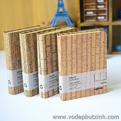 Sổ giấy nâu vân đá cỡ trung S0418 460g.