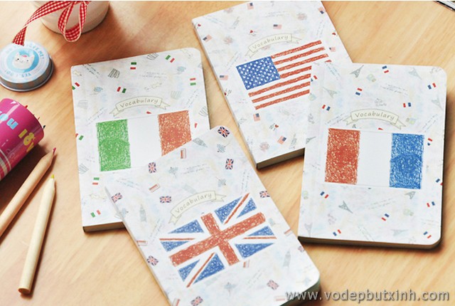 Sổ học từ Vocabulary quốc kỳ S0231 110g