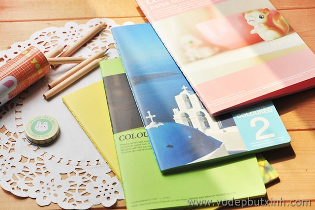 Vở thếp A5 màu sắc S0301 90g