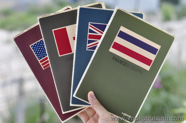 Tập vở quốc kỳ lenwa A5 S0312 120g