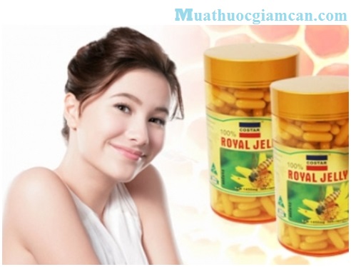 Sữa ong chúa Costar Royal Jelly 1450mg Úc chính hãng rẻ nhất 750k