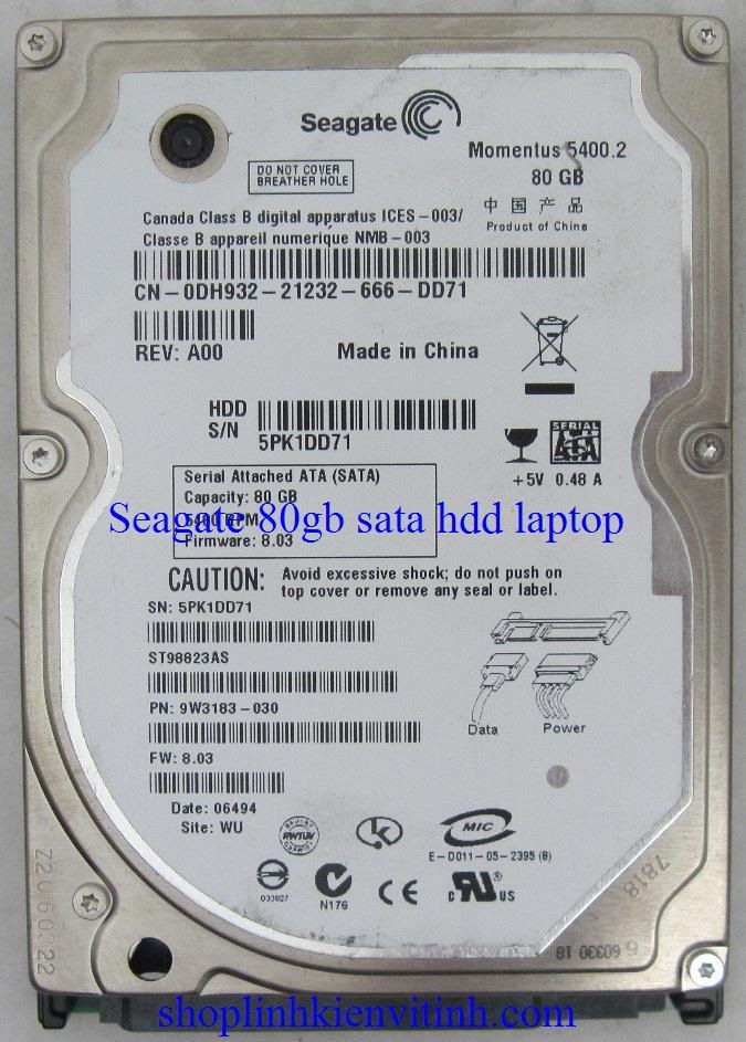 HDD SEAGATE 80GB