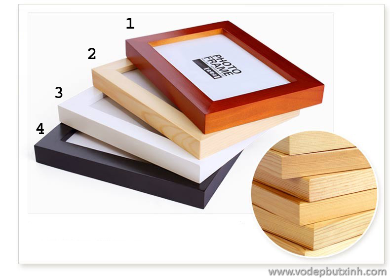 Khung ảnh gỗ hình chữ nhật 6 Inch K1007 140g.
