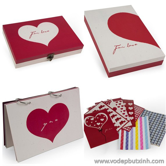 Album ảnh DIY Scrapbook  For Love K1022 640g.