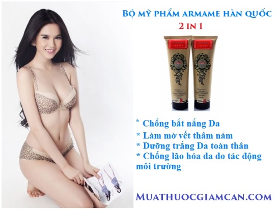 Dưỡng trắng Da và Toàn thân cùng Armame chính hãng 100% giá chỉ 199k