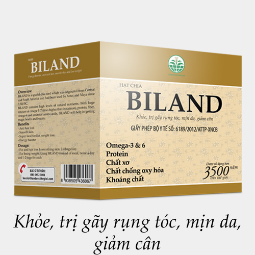 Hạt chia BILAND - Khỏe, trị rụng tóc, đẹp da, giảm cân