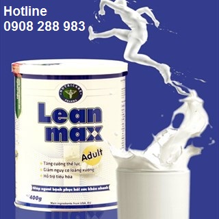 Sữa LEAN MAX - Phục Hồi Sức Khỏe Cho Bệnh Nhân từ 10 Tuổi Trở Lên 