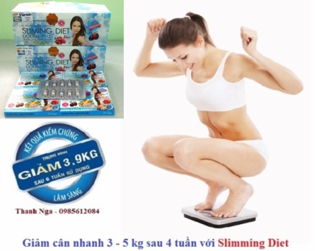 Bán buôn sỉ Giảm cân Slimming Diet Double Plus chính hãng 100% 0985612084