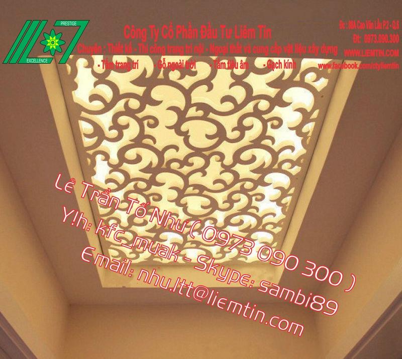 Tấm trang trí 2D - Tấm ốp trần 2D (1)