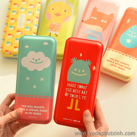 Hộp bút dễ thương Colours And Pattern S0440 110g