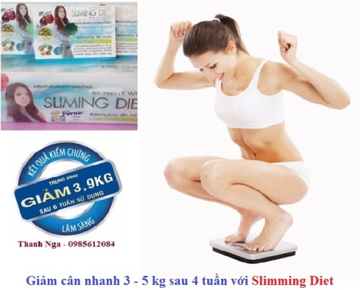 Giảm cân Slimming Diet Thái Lan chính hãng rẻ nhất 120k/vỉ 0985612084