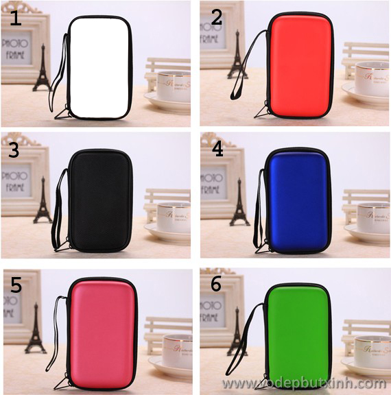 Bao đựng ổ cứng mini, máy ảnh, điện thoại, phụ kiện đa năng loại dài K1020 80g.