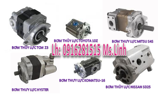 PHỤ TÙNG XE NÂNG: BƠM THỦY LỰC XE NÂNG CÁC LOẠI (Lh: 0916281515 Ms.Linh)