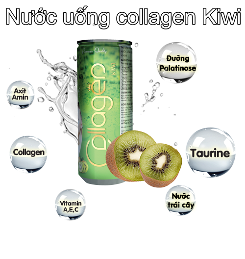 Nước uống collagen Kiwi