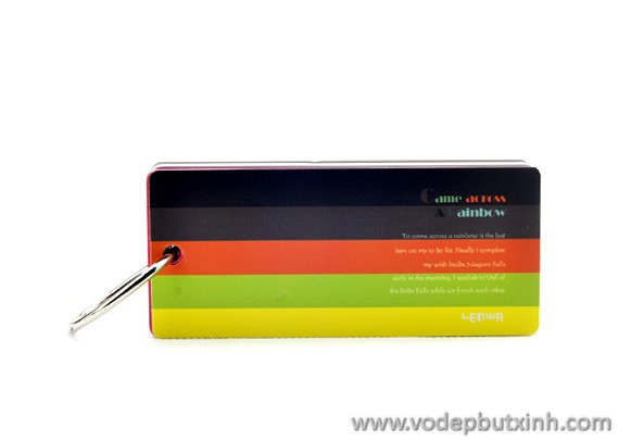 Sổ móc treo màu sắc cầu vồng A7 S0471 85g.