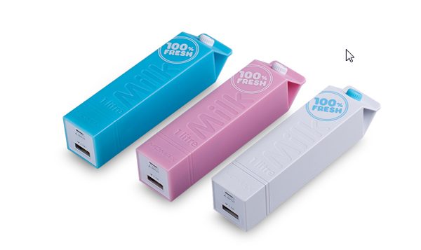 Sạc dự phòng MOMAX POWER MILK IP31 - 2600 mAh