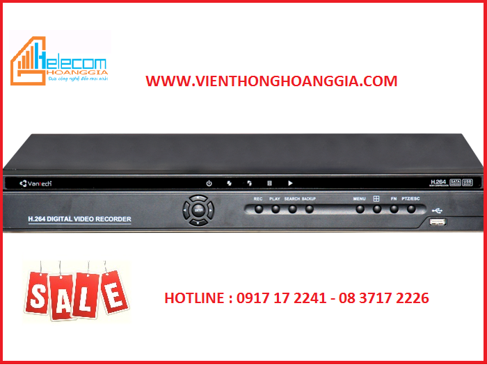 Đầu ghi hình HDCVI 8 kênh  VANTECH VP-854CVI