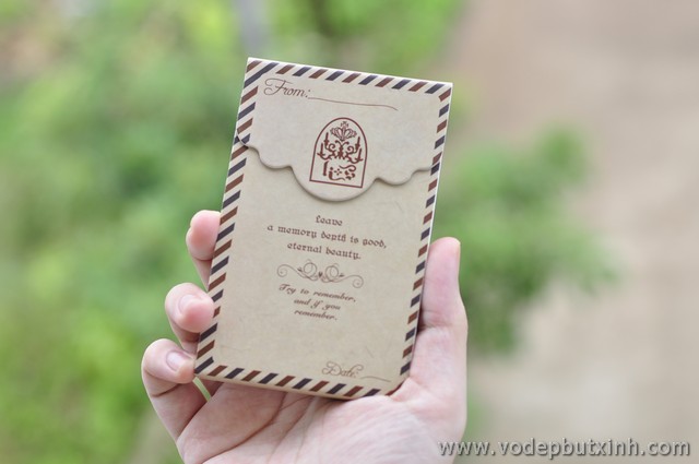 Sổ xé hình phong thư bìa nam châm S0138 100g