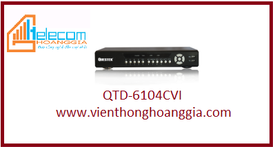 Đầu ghi hình HD-CVI 4 kênh QUESTEK QTD-6104CVI