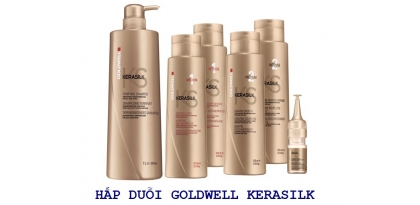 BỘ PHỤC HỒI TÓC GOLDWELL KERASILK HẤP DUỖI LÀM THẲNG TÓC