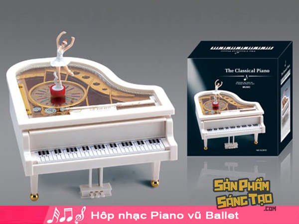 Hộp nhạc đàn piano ba lê