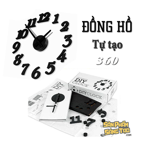 Đồng Hồ Tự Tạo DIY Clock 360