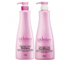 DẦU GỘI/XẢ TÁI TẠO TÓC HƯ TỔN DAMAGE CARE OBSIDIAN 1500ML