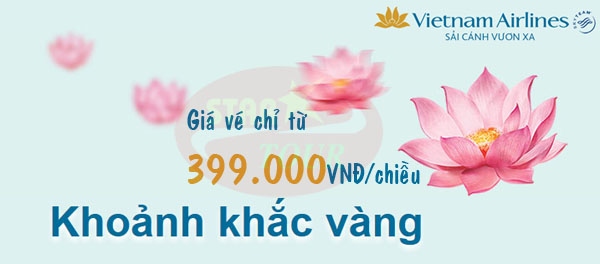 Khoảnh khắc vàng 13 của Vietnam Airlines. Vé máy bay khuyến mại chỉ từ 399.000VNĐ