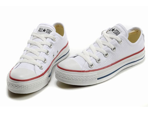 Giày Converse Vải Trắng cổ thấp