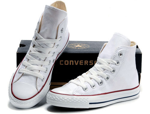 Giày Converse Vải Trắng cổ cao