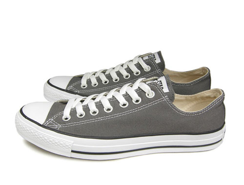 Giày Converse Vải Ghi cổ thấp